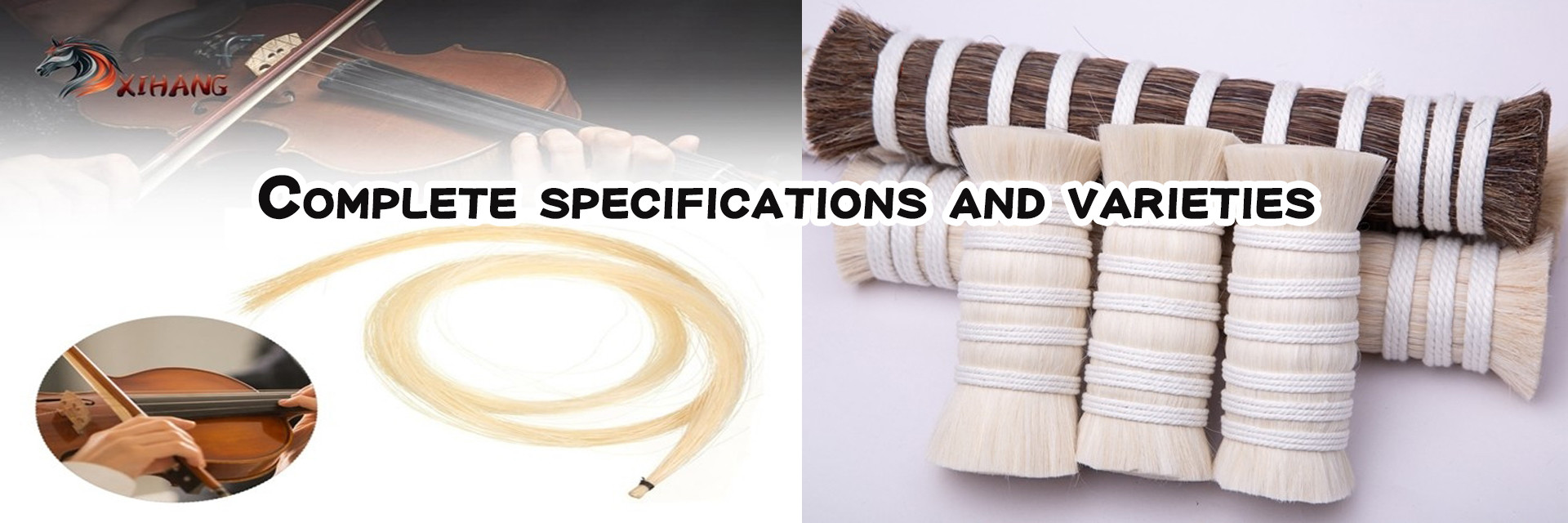 calidad Extensiones de melena de caballo fábrica